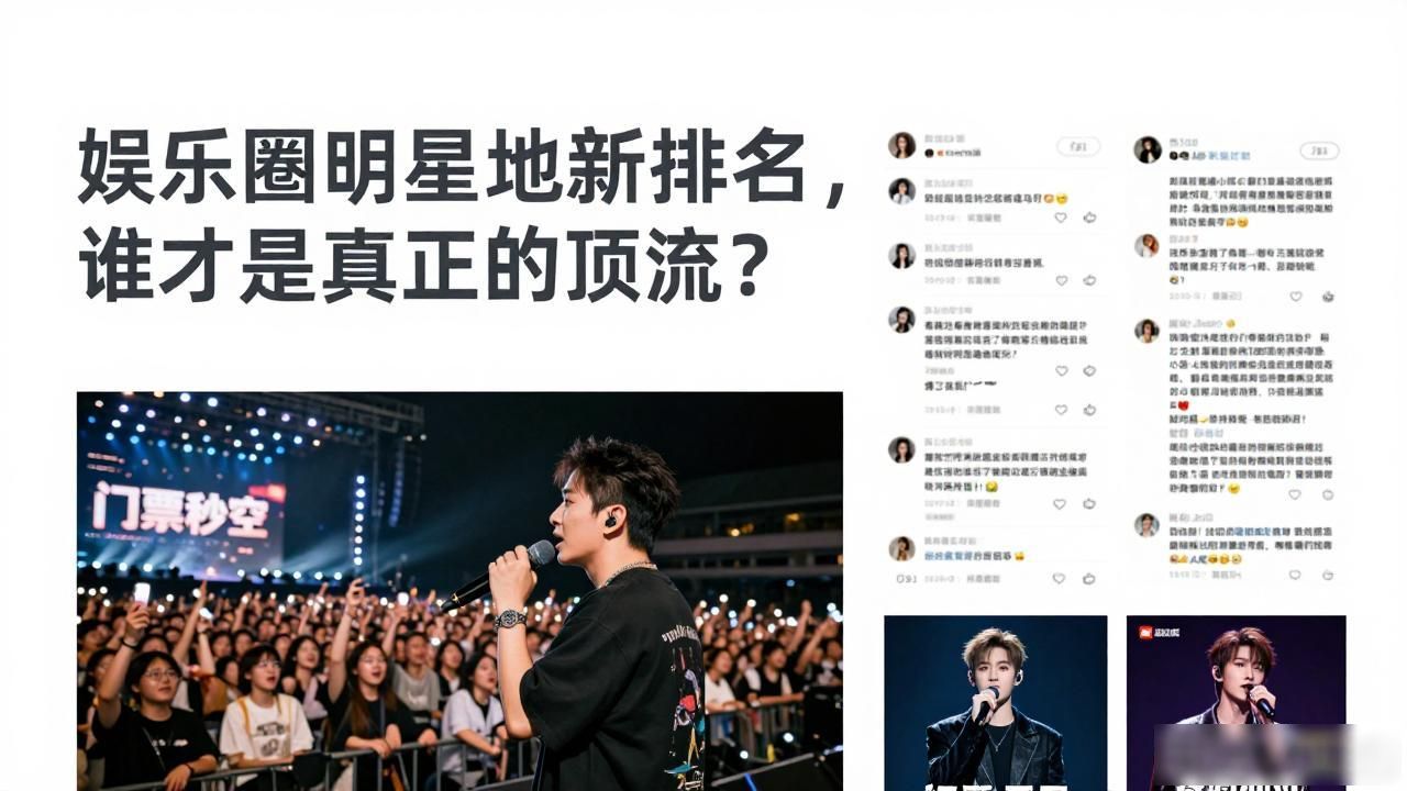 娱乐圈明星地位最新排名，谁才是真正的顶流？